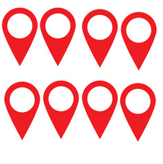 Fototapeta premium Pin icon vector. Location icon. Map pointer icon