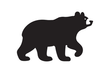 Bear vector silhouette artwork 