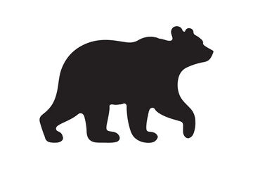 Bear vector silhouette artwork
