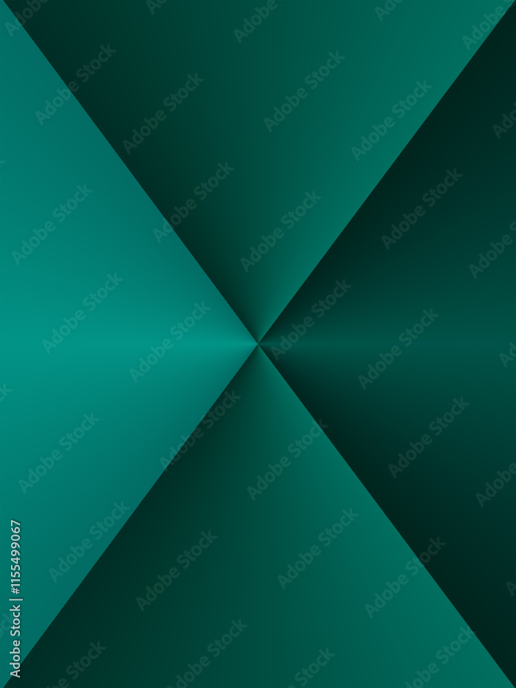 Poster abstract green background with gradient and smooth transitions, smooth lines