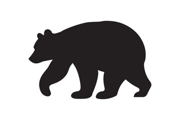 Bear vector silhouette artwork