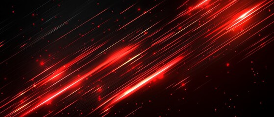 Abstract red and black background with streaks of light, creating a dynamic visual effect.