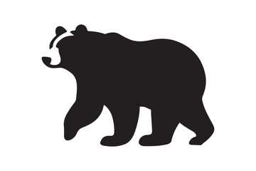 Bear vector silhouette artwork