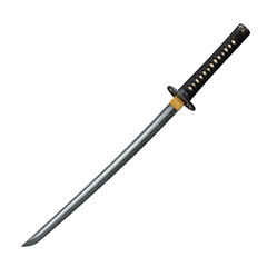 Katana sword isolated on transparent background png