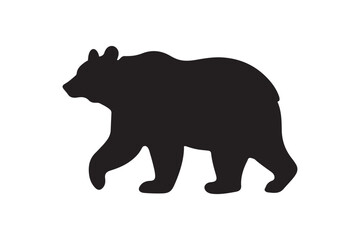 Bear vector silhouette artwork