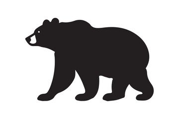 Bear vector silhouette artwork