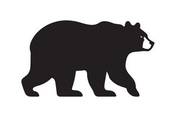 Bear vector silhouette artwork