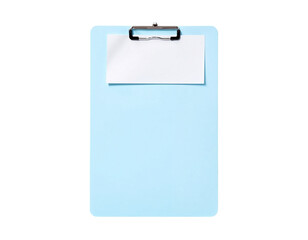 blank clipboard isolated on white