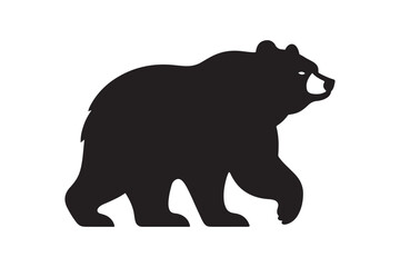 Bear vector silhouette artwork