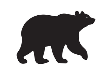 Bear vector silhouette artwork