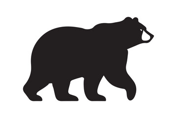 Bear vector silhouette artwork