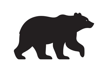 Bear vector silhouette artwork