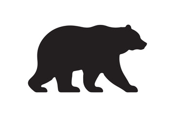 Bear vector silhouette artwork