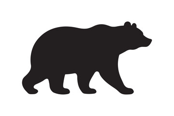 Bear vector silhouette artwork