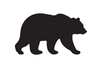 Bear vector silhouette artwork