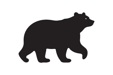 Bear vector silhouette artwork