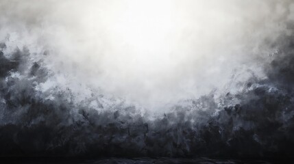 Fototapeta premium A painting of a stormy sky with a few clouds. Background for display your product.