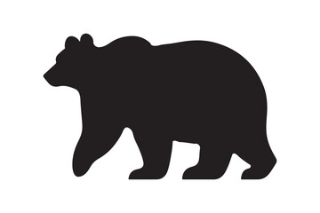 Bear vector silhouette artwork