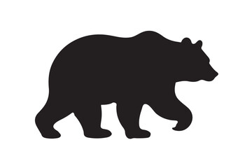 Bear vector silhouette artwork