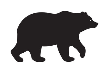Bear vector silhouette artwork