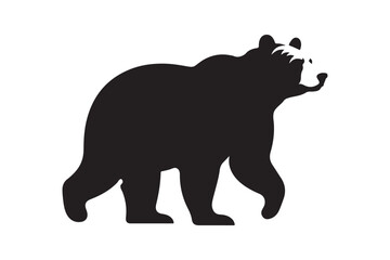 Bear vector silhouette artwork