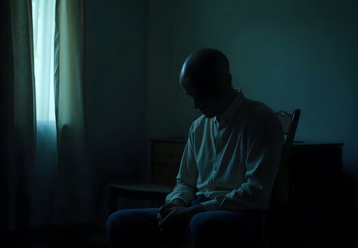 depressed concept