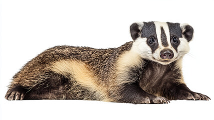 Fototapeta premium The Fascinating Life of Badgers: Portraits, Habitats, and Conservation
