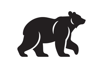 Bear vector silhouette artwork