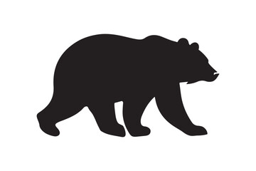 Bear vector silhouette artwork