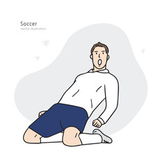an illustration of a soccer player