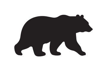 Bear vector silhouette artwork