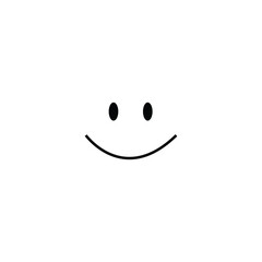 Fototapeta premium Smiley icon vector graphic design symbol
