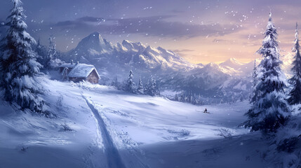 winter snow extreme sport man snowboarding downhill freestyle background