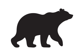 Bear vector silhouette artwork