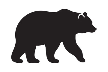 Bear vector silhouette artwork