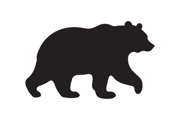 Bear vector silhouette artwork