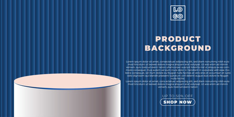 3d podium background and metalic texture gradient with spotlight luxury