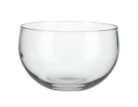 empty glass isolated on white