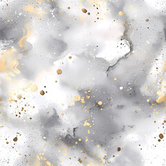 Abstract Watercolor Grunge Textured Background in Gray, Gold, Yellow. Pefect for wallpapers, backgrounds