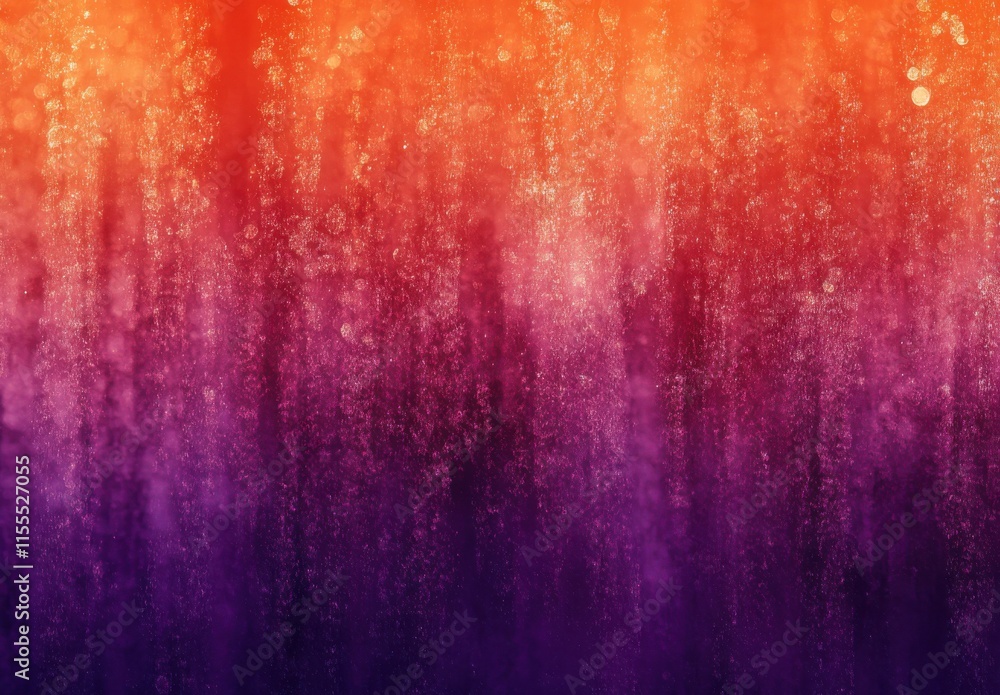 Poster vibrant abstract background with gradient of orange and purple colors featuring soft bokeh effects i