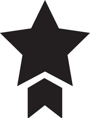 Award medal icon. Winner or victory badge medal. Game champion prize award of honor. Professional certificate ribbon vector symbol. Contains approved, verified, certified, star, achievement.