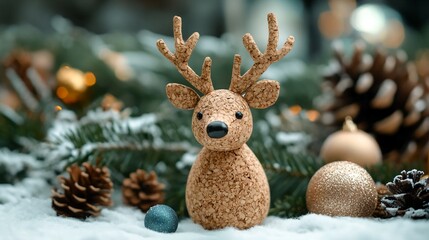 charming_handmade_Christmas_reindeer_cork_or