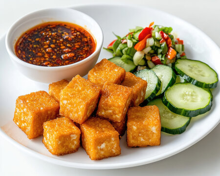 Rich Sambal Kicap Soy Sambal Served as a Dipping Sauce