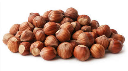 Obraz premium A Delicious Pile of Hazelnuts: The Nutty Harvest Delight