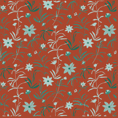 Pattern Design Art FLoral Illustration Vector