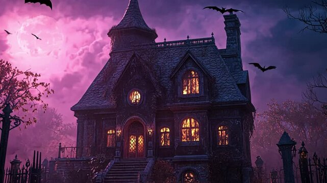 Spooky Haunted House Footage 4K