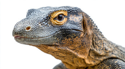 The Majesty of the Komodo Dragon: A Close-Up Portrait of Indonesia's Unique Reptilian Wonder