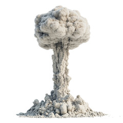 Nuclear Explosion with Mushroom Cloud