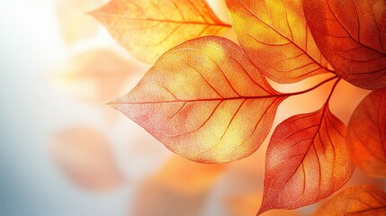 Autumnal Leaves: A Symphony of Warmth and Light