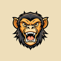 angry monkey.eps